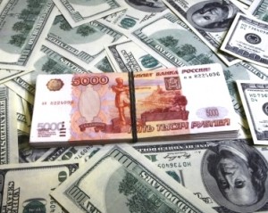 Курс доллара к рублю Форекс онлайн - рост или падение? - Dollar-i-rubl-soperniki-ili-soratniki-300x239